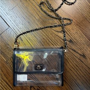 Mark and Graham clear crossbody bag